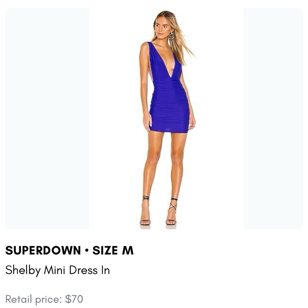 NWT Superdown Cobalt Mini Dress